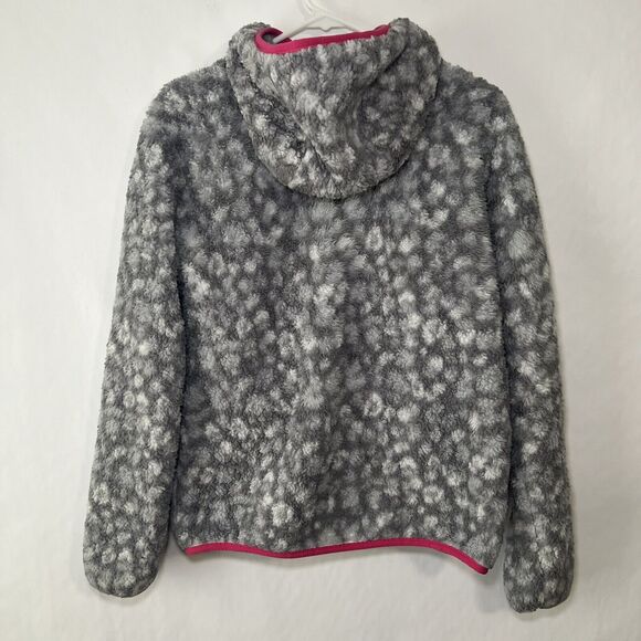 Eddie Bauer Full Zip Sherpa Fleece Hoodie Jacket Youth Girls Size Large 14/16 - Picture 10 of 12